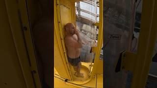 It's time to say goodbye to dad!  Water Slide AQUALAND Freizeitbad Köln #waterslide #watertube