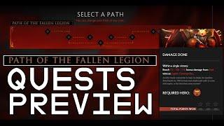 Dota 2 - Path of the Fallen Legion Quest Preview TI6 (1080p HD)