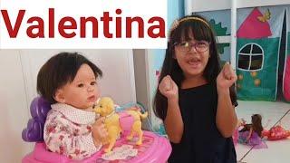 Rotina da tarde da Valentina, minha bebê reborn #Nanda kids