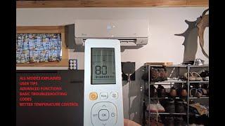 EVERYTHING you need to know on operating a Senville AURA mini split heat pump