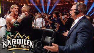 Michael Cole calls Logan Paul a loser!: King and Queen of the Ring 2024 highlights