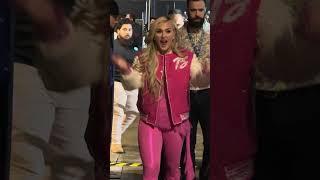 TIFFANY STRATTON arrives at WWE WORLD its Tiffy Time! Wrestlemania 40 Philadelphia PA