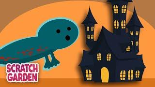 Salamander vs. The Haunted House! | Scratch Garden