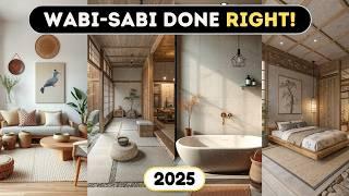 180+ Wabi Sabi Interior Design 2025 | Modern Minimalist Home Decor Trends You Can’t Miss