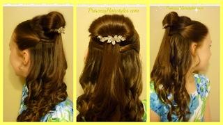 Belle Hairstyle Tutorial, Beauty and The Beast Inspired