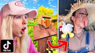 ich REAGIERE auf REALISTISCHE MINECRAFT TIKTOKS