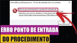 NÃO FOI POSSIVEL LOCALIZAR o PONTO de ENTRADA do PROCEDIMENTO