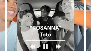 Rosanna by Toto - Lyrics to Singalong with Swami 3 Band | Dashcam Karaoke