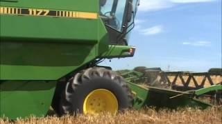 John Deere 2266 and 1177 combines