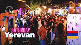 [4K] Yerevan, Armenia After Dark: Stunning Drone Views & Street Life