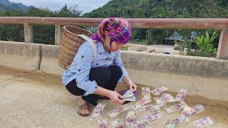 What will the young girl do with the money in her hand? ly tu lindan