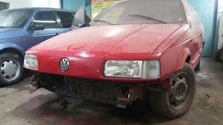 Volkswagen Passat B3, восстановление, обзор, покраска.