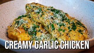 Creamy Garlic Chicken | How To Make Recipe