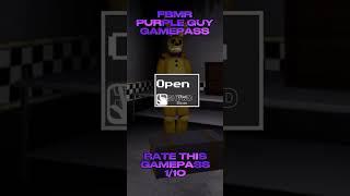 FBMR Purple Guy Gamepass #fnaf #fnafmovie