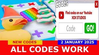 *NEW CODES* Pop It Trading ROBLOX | ALL CODES | JANUARY 2, 2025