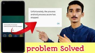 How to fix unfortunately the process android.process.acore has stopped | Samsung | Urdu | Hindi