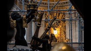 Il restauro del baldacchino e della Gloria di Gian Lorenzo Bernini nella basilica di San Pietro