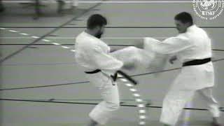 JKA exam of sensei Dormenko Andrey in Switzerland. Kumite