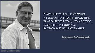 В ЖИЗНИ ЕСТЬ ВСЁ: И ХОРОШЕЕ, И ПЛОХОЕ; ТО, КАКАЯ НАША ЖИЗНЬ - МЫ ФОРМИРУЕМ САМИ Михаил Лабковский