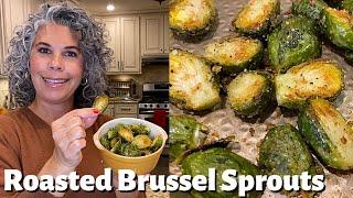 Obsessed with Parmesan Roasted Brussel Sprouts | In Renee's Kitchen