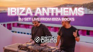 IBIZA ANTHEMS DJ SET LIVE FROM IBIZA ROCKS (CALVIN HARRIS, AVICII, FISHER, MK, DAVID GUETTA)