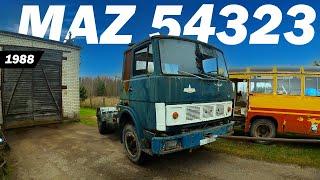 Old Soviet Truck FIRST START in over 16 years -  MAZ 54323 (1988)