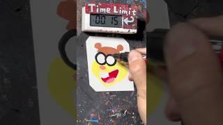 【ASMR】Drawing Sandy in 40 Sec