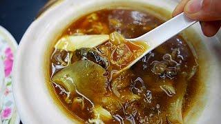 Bangkok Street Food - SHARK FIN SOUP Thailand 魚翅湯