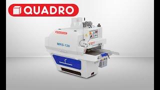 Многопильный станок с гусеничной подачей QUADRO. Модель MRS 120 - видео работы станка