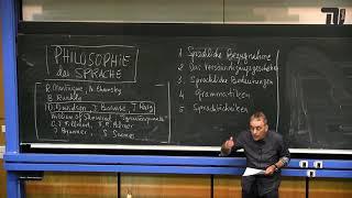 Philosophie - VL06 Philosophie der Sprache