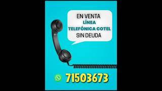 EN VENTA LINEA TELEFÓNICA COTEL