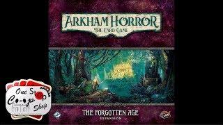 AHTCG  |  The Forgotten Age (scenario 1)  |  Solo Playthrough  |  with Mike