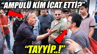 "Ampulu Tayyip İcat Etti..!" deyince ilginç anlar yaşandı! | Sokak Röportajları