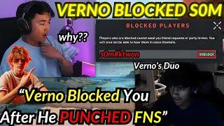 NRG s0m Finds Out Verno BLOCKED Him After NRG BENCHED Him