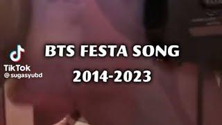 BTS Festa Songs though Years  #bts #btsfesta2023 (Cr.goes to rightful owner)