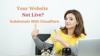 cloudflare subdomain DNS setting ! subdomain not working problem fix