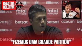 "ACREDITO NESSA ENTREGA E NO COMPROMISSO COLETIVO" I REACT COLETIVA CARPINI I ATHLETICO 1X2 VITÓRIA