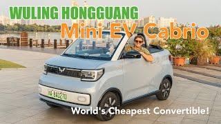 The World's Cheapest EV Convertible Is Delightfully Awful (Wuling MINI EV Cabrio)