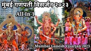 Mumbai Ganpati Visarjan | मुंबई गणपती विसर्जन | Mumbai Ganesh Visarjan #visarjan #lalbaughcharaja