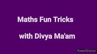 Maths Fun Tricks with Matchsticks