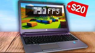 MINECRAFT Runs SMOOTHLY on This $20 Laptop