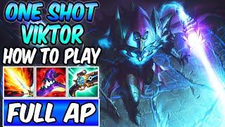 HOW TO PLAY VIKTOR MID & ONE-SHOT | Best Build & Runes | Diamond Player Guide | League of Legends