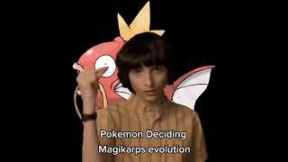 Pokemon Deciding Magikarp's Evolution