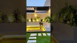 pergola design with Terrace interior.