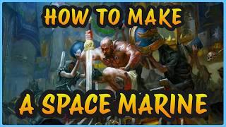 The CREATION of a SPACE MARINE I Warhammer 40k Lore