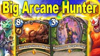 NEW Buffed Big Arcane Hunter Is CRAZY Good For Real At Mini-Set Festival of Legends | Hearthstone