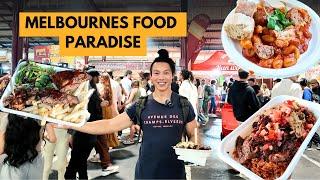 Melbourne Summer Night Market at world FAMOUS Queen Vic Market | Food from all around the World 