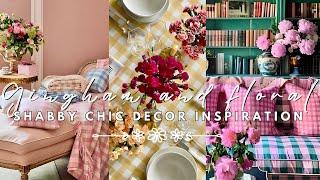 NEW - Gingham and Floral Decor Inspiration | Shabby Chic Elegance 