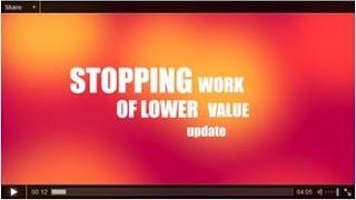 QI stopping work of lower value update