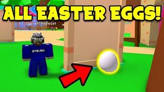 How to get ALL EASTER EGGS in Bubble Gum Simulator! Bubble Gum Simulator Update 47! (Easter Update)